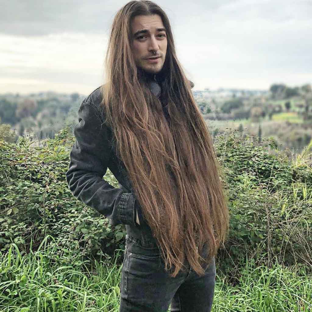 Extremely Long Layered Brown Hair