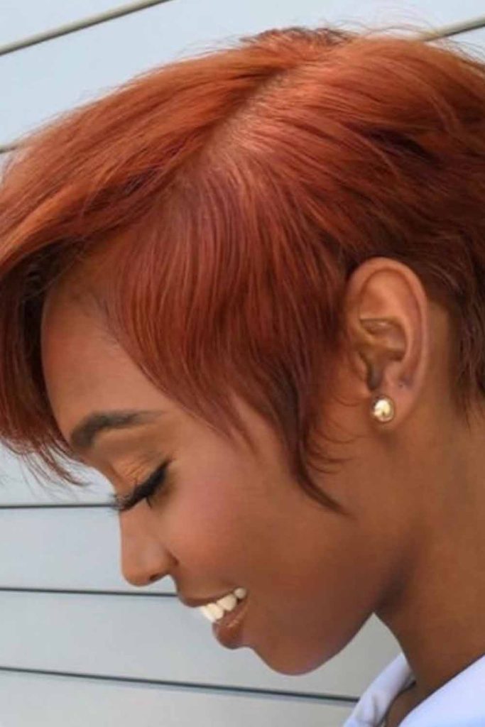 Ginger Pixie Hair cut