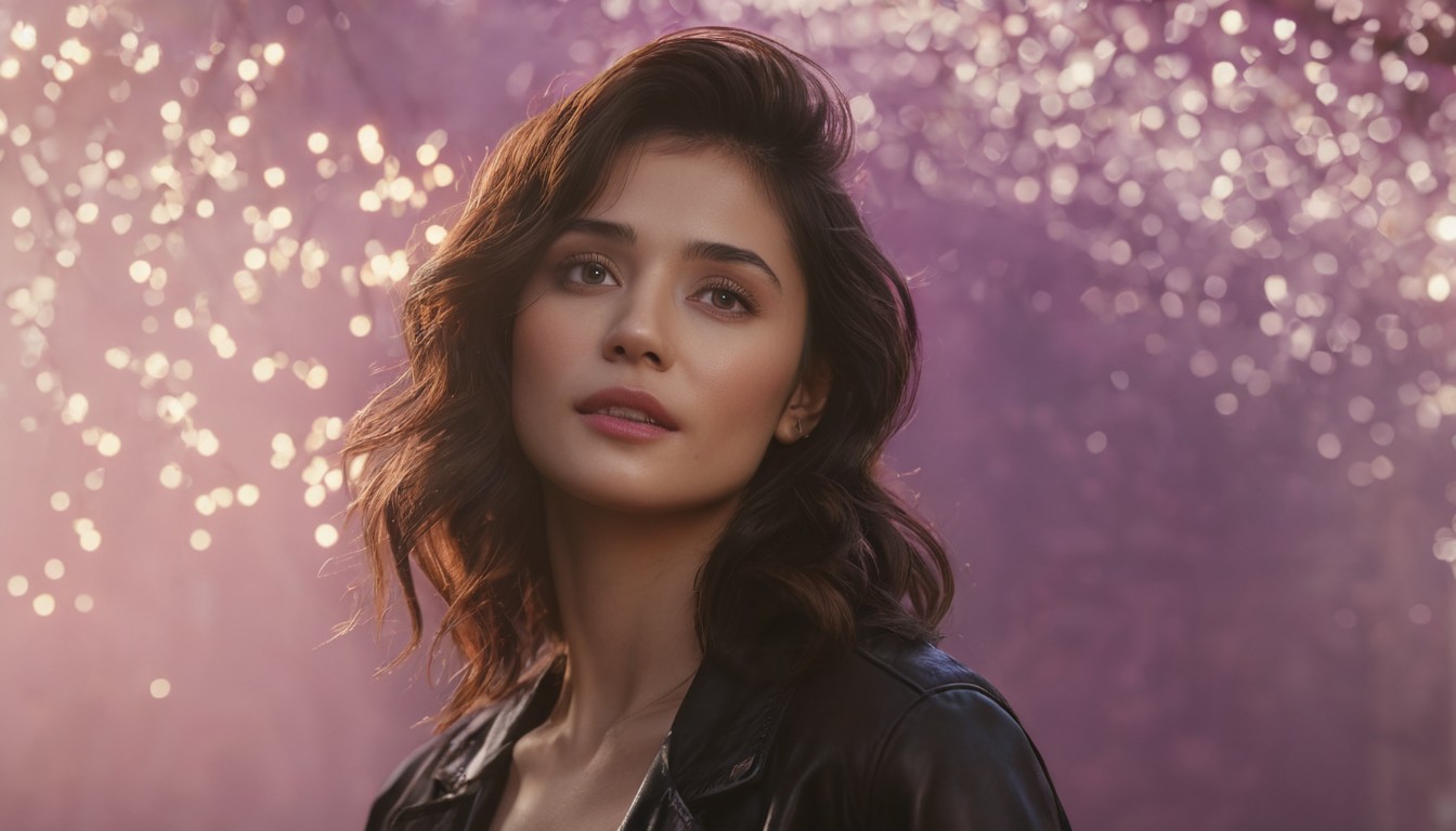 a girl with brunette haircut