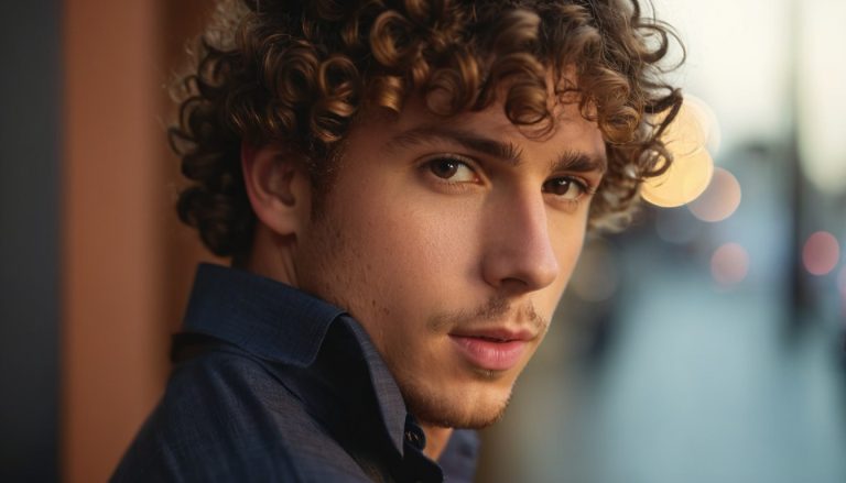 Curly Hair Men