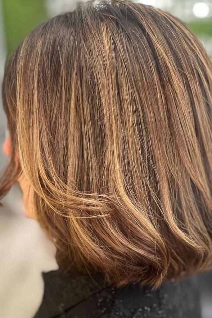 Caramel Chestnut Bob Cut Hair