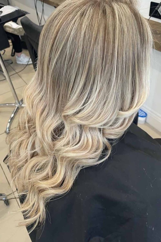 Classic Blonde Hairstyle With Natural Low Lights