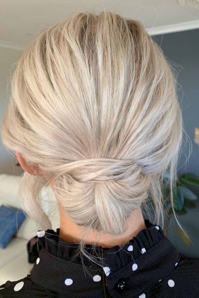 Elegant Low Twist Bun
