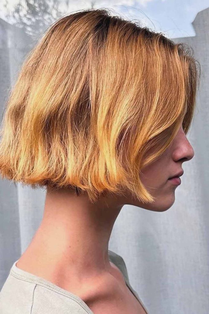 Golden Blonde Bob