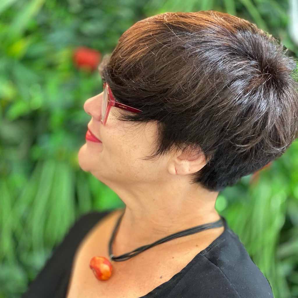 Pixie Wolf Cut With Side Swept Bangs