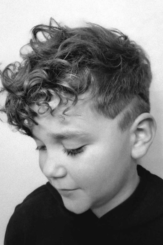 Curly Undercut Hair