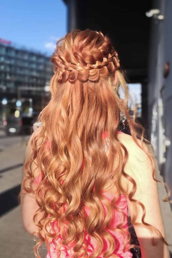 Five Strand Braid with Curls