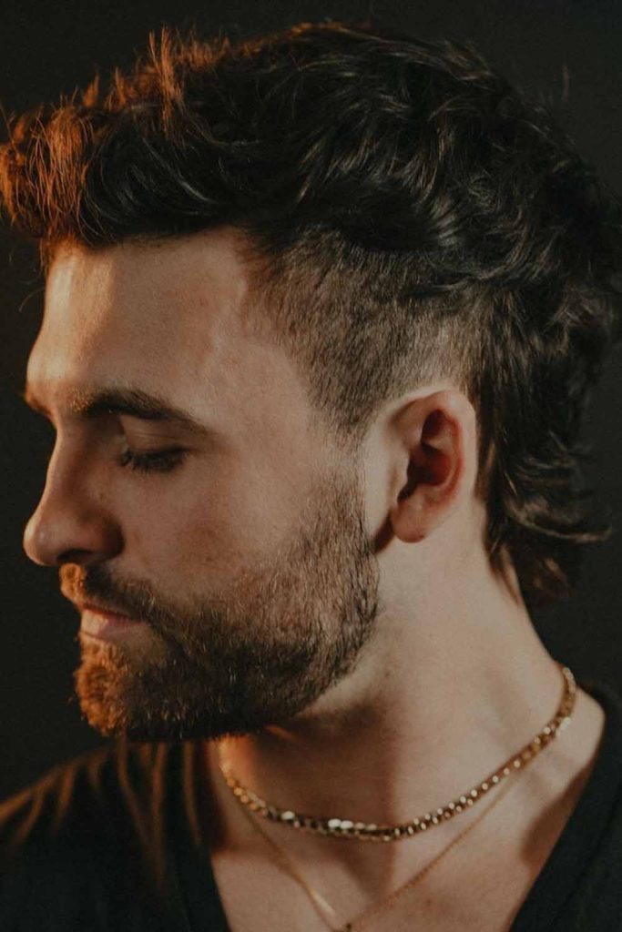 Textured Disconnected Modern Mullet