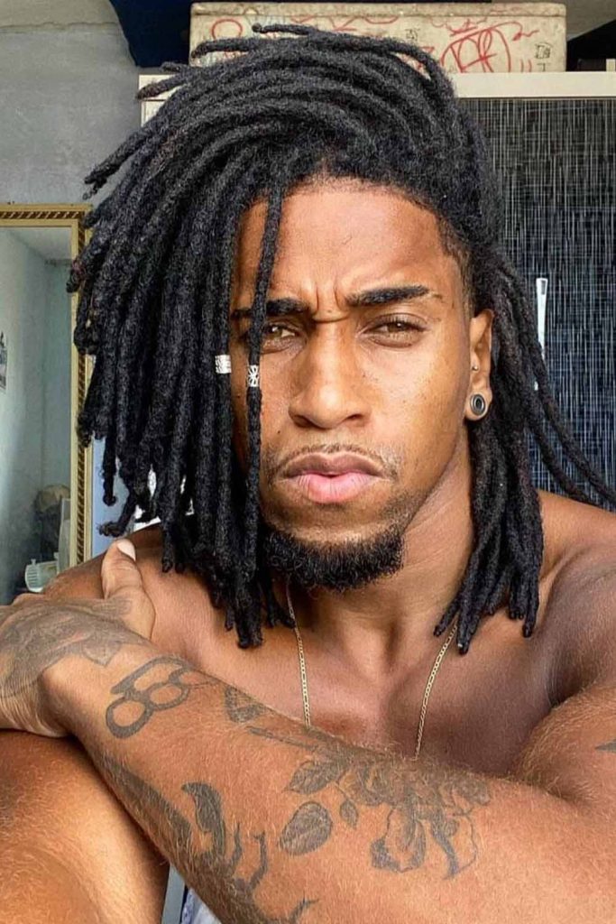 Angular Dreadlock Style