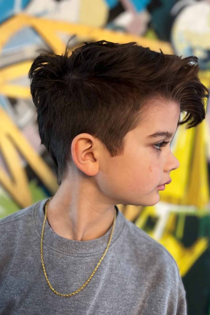 Classic Layered Cut With Faded Sides