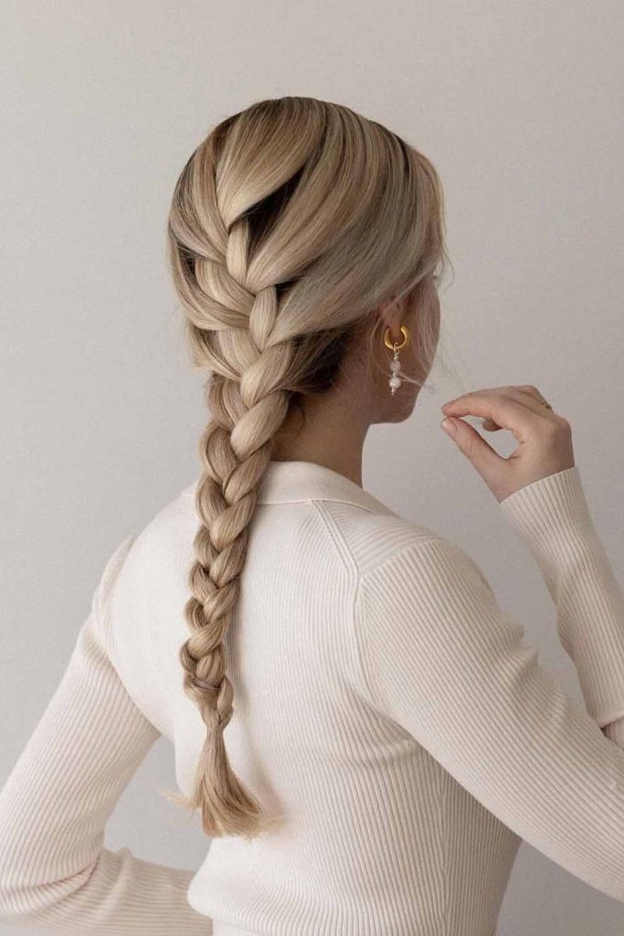 Elegant Loose French Braid