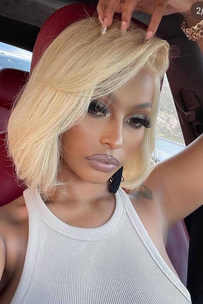 Layered Blonde Short Bob