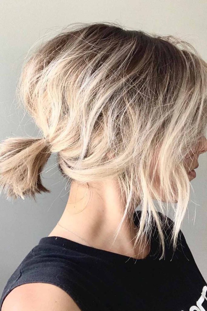 Messy Low Ponytail