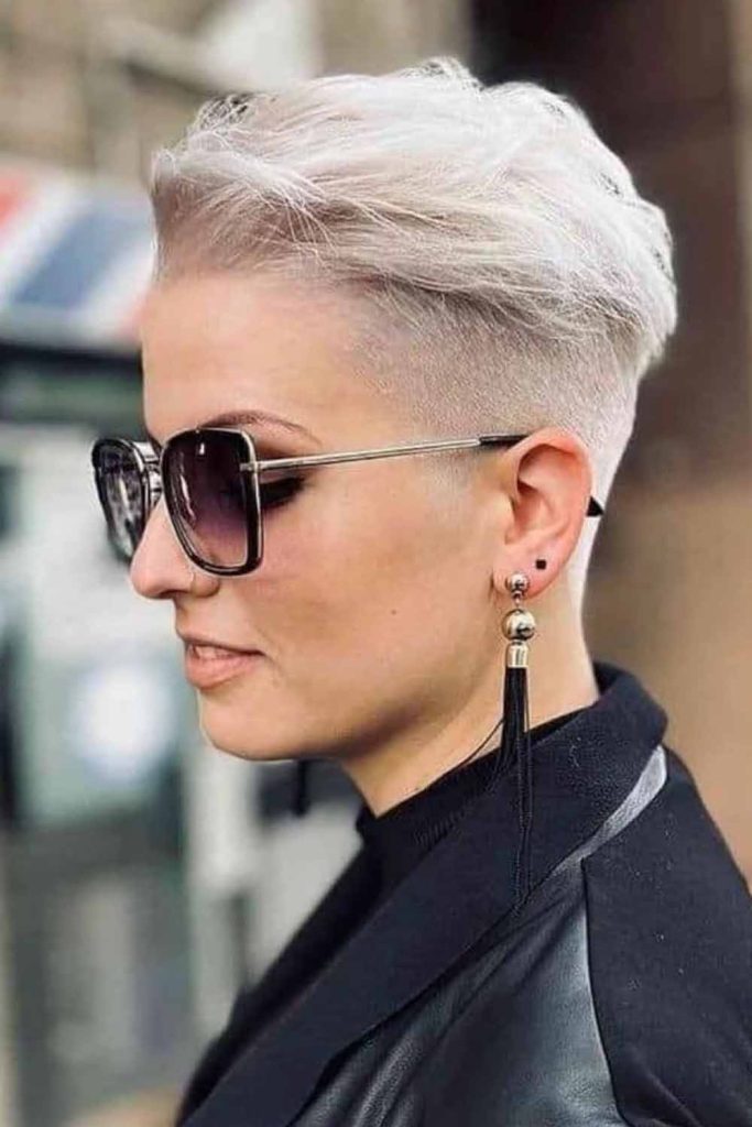 Edgy Undercut Pixie