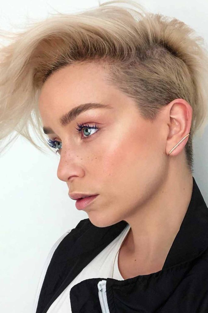 Blonde Undercut