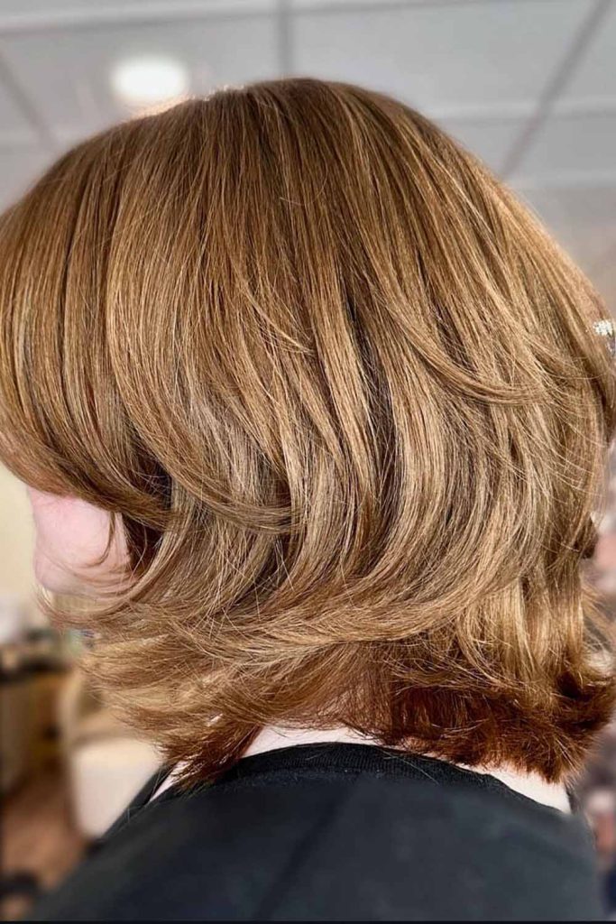 Soft Layered Bob With Subtle Waves