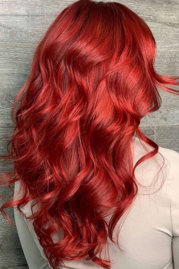 Fiery Scarlet Curls