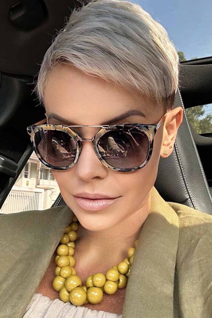 Side-Swept Pixie with Undercut