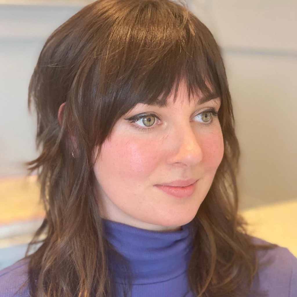 Medium Shag Mullet Wolf Cut