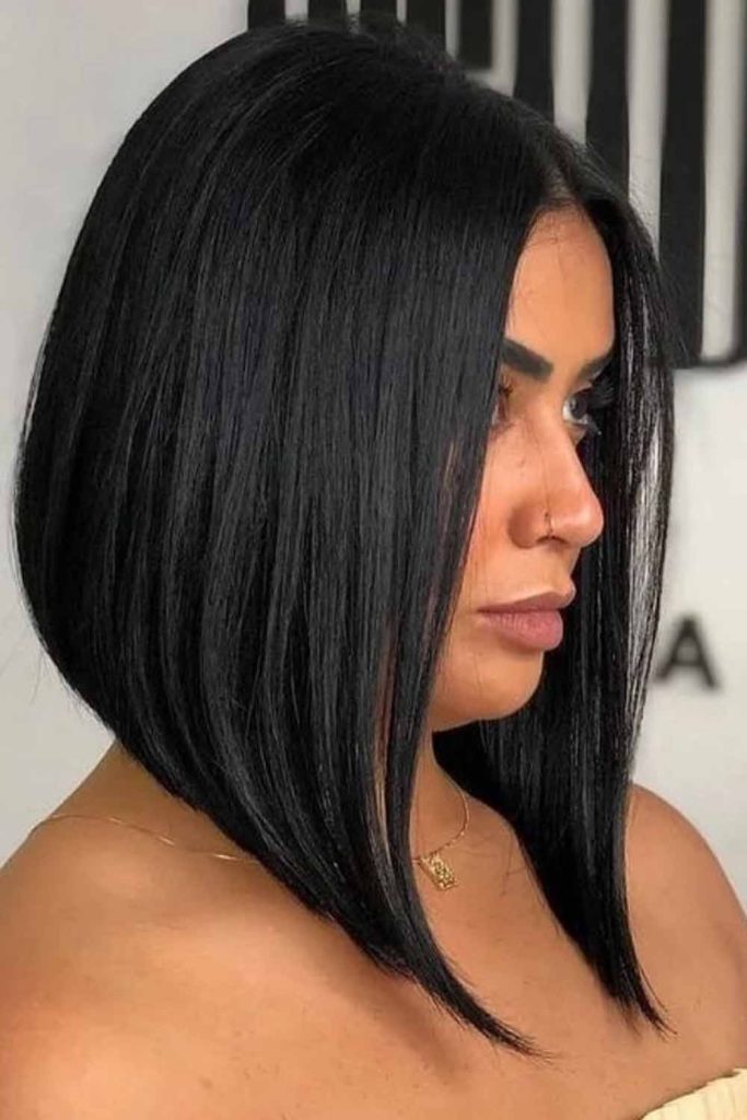 Long Black Bob
