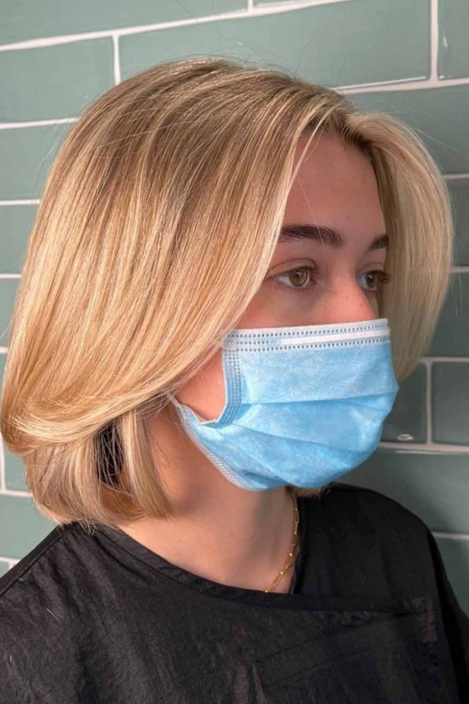Retro Inspired Bob With Feathered Ends