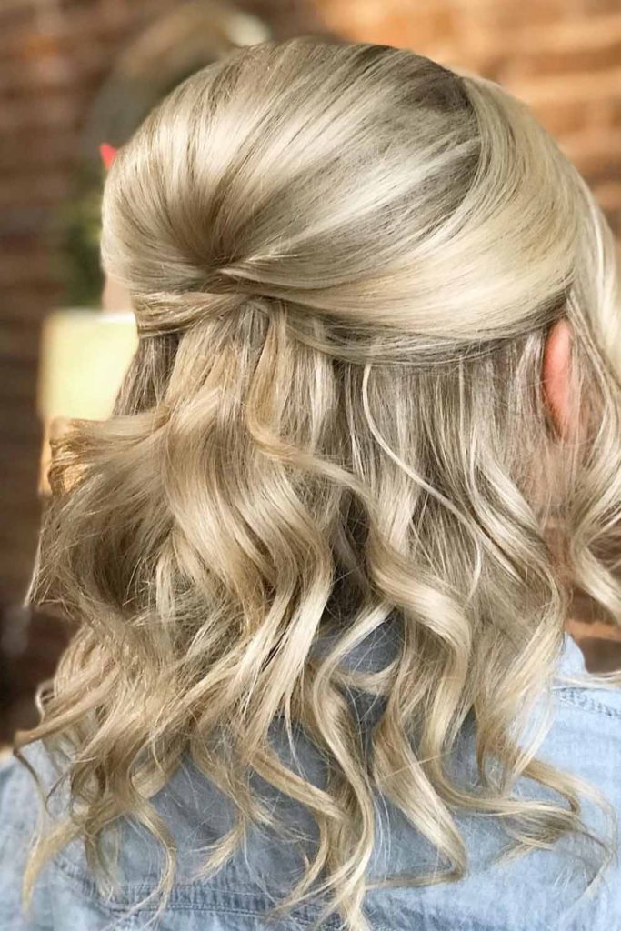 Voluminous Half-Up Bouffant