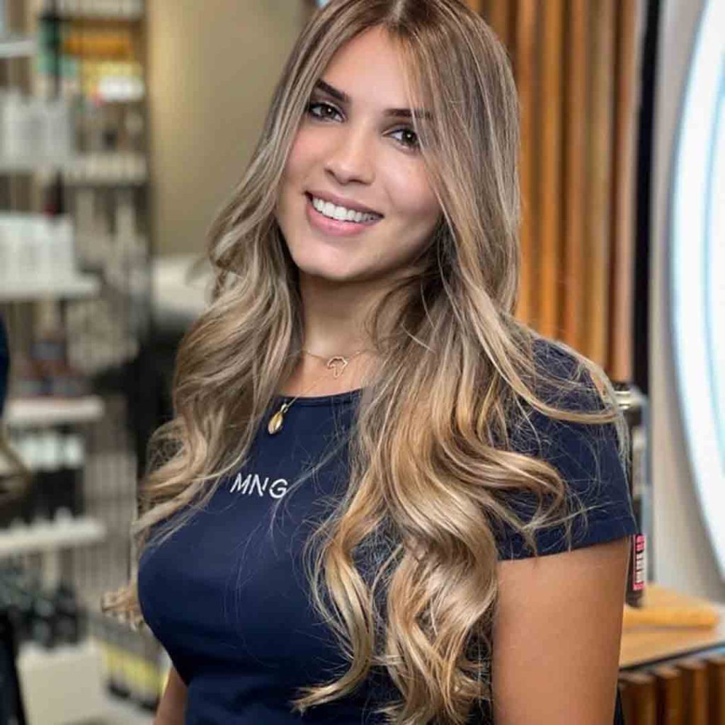 Long Wavy Octopus Cut With Balayage Highlights