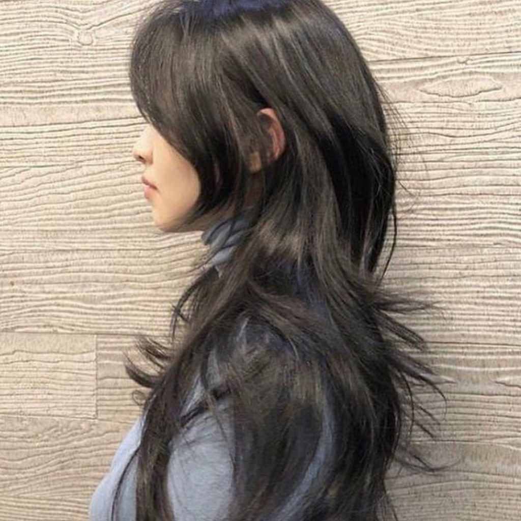 Long Korean Wolf Cut