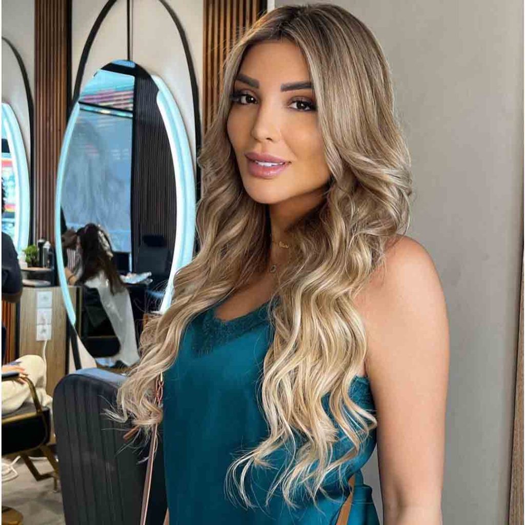 Wavy Long Blonde Octopus Cut