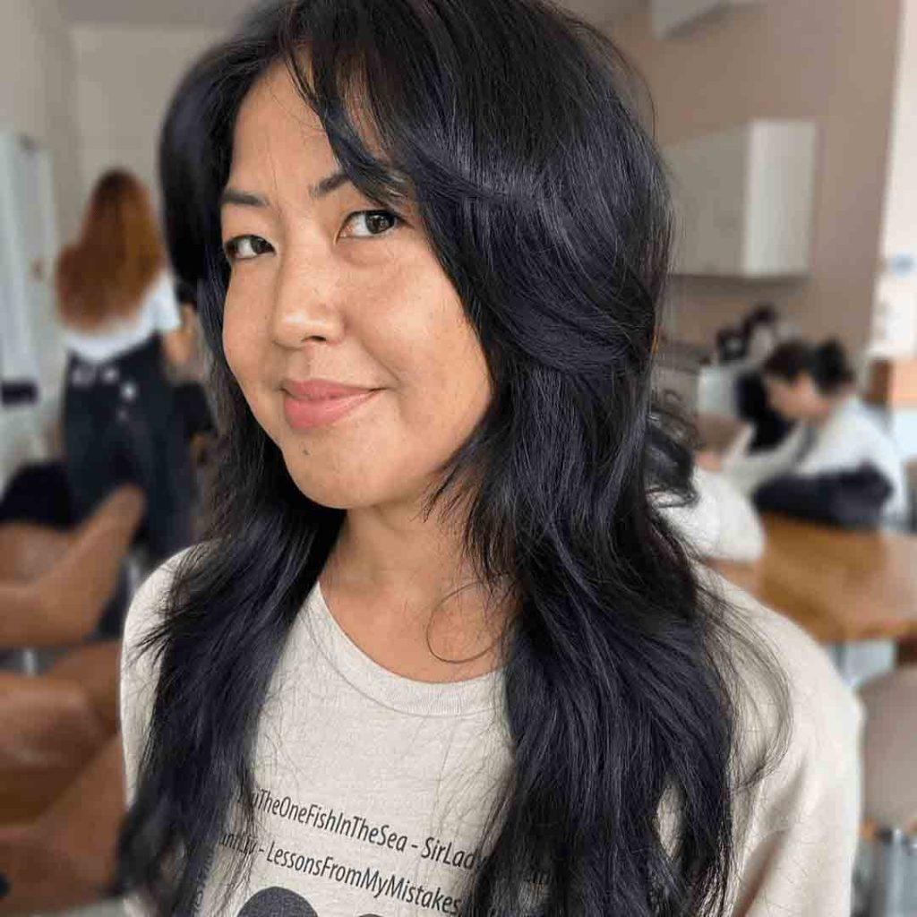 70’s Style Shaggy Long Wolf Cut