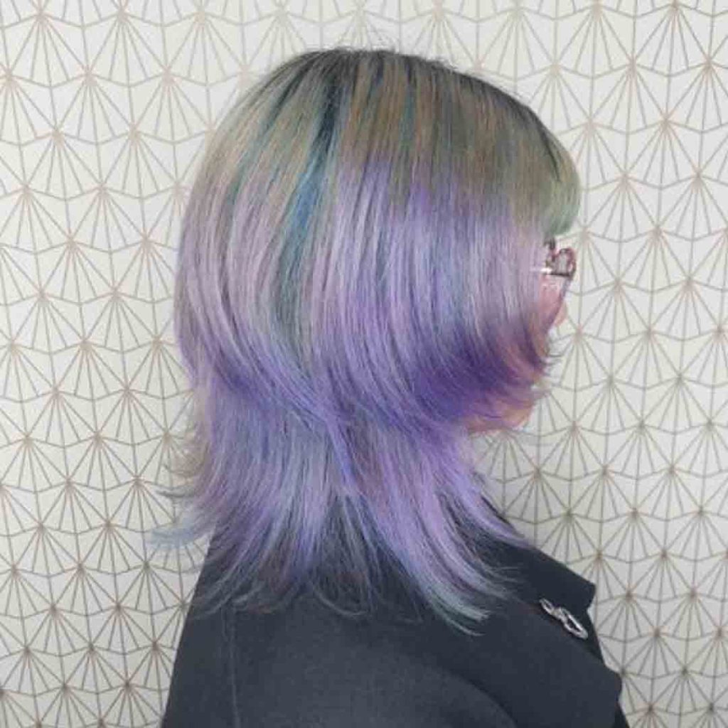 Octopus Cut on Light Aquatic Hair