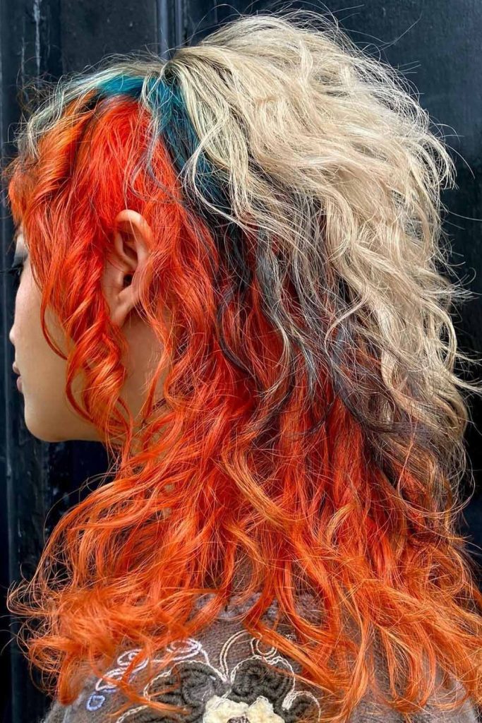 Flame-Kissed Curls With Punk Vibes