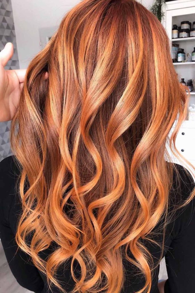 Golden Copper Highlights