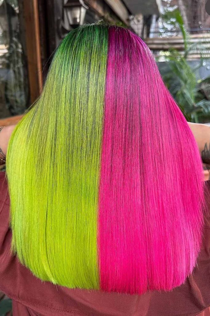 Split Color Block