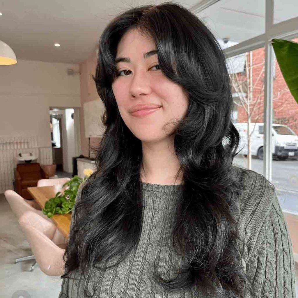 Wolf Cut for Wavy Long Hair