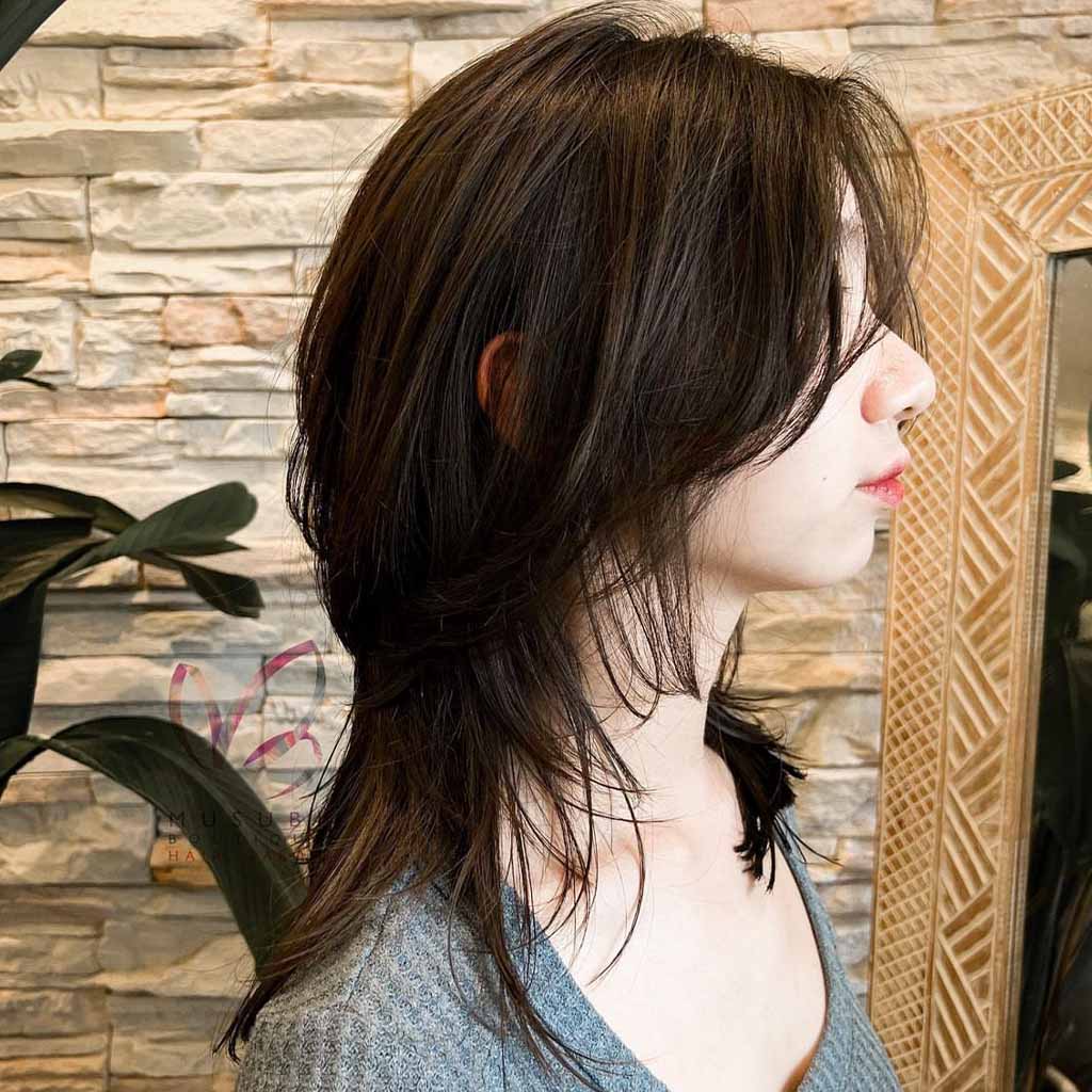 AirTouch Balayage Korean Wolf Cut