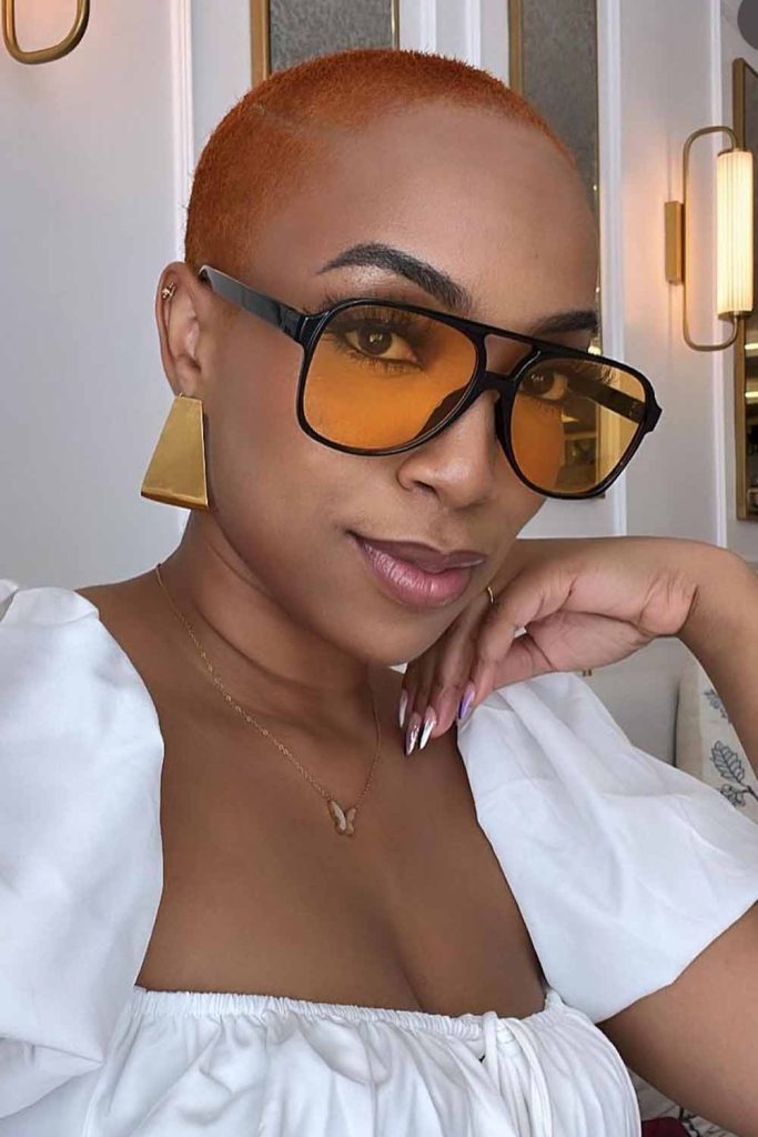 Vibrant Buzz Cut