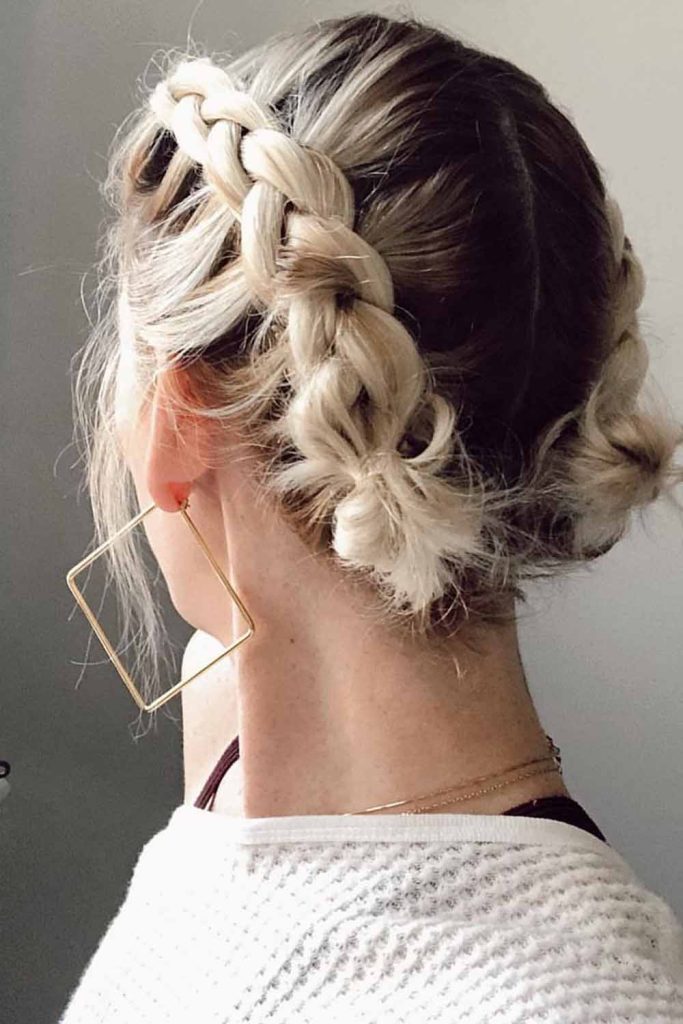 Double Dutch Braided Updo