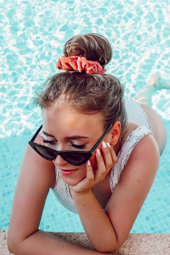 Messy High Bun