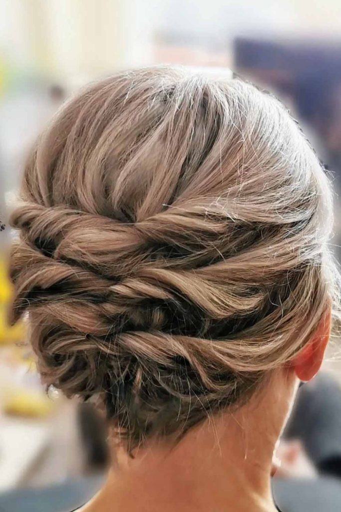 Textured Braided Updo