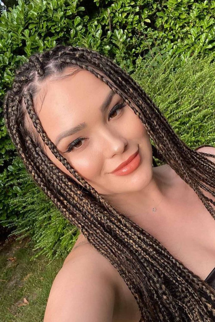 Long Box Braid Cornrows