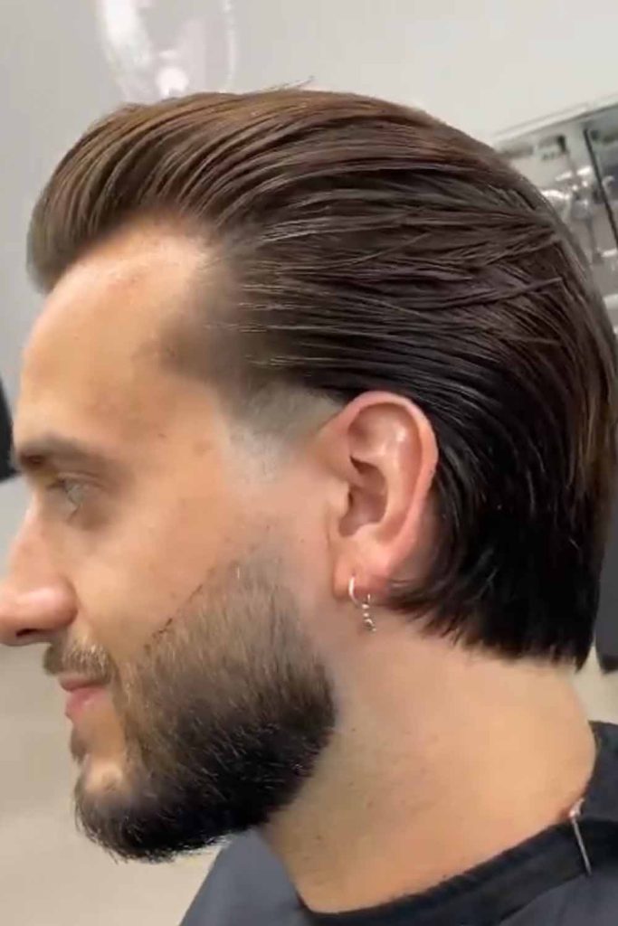 Sharp Skin Fade Styled With Flow Haircut