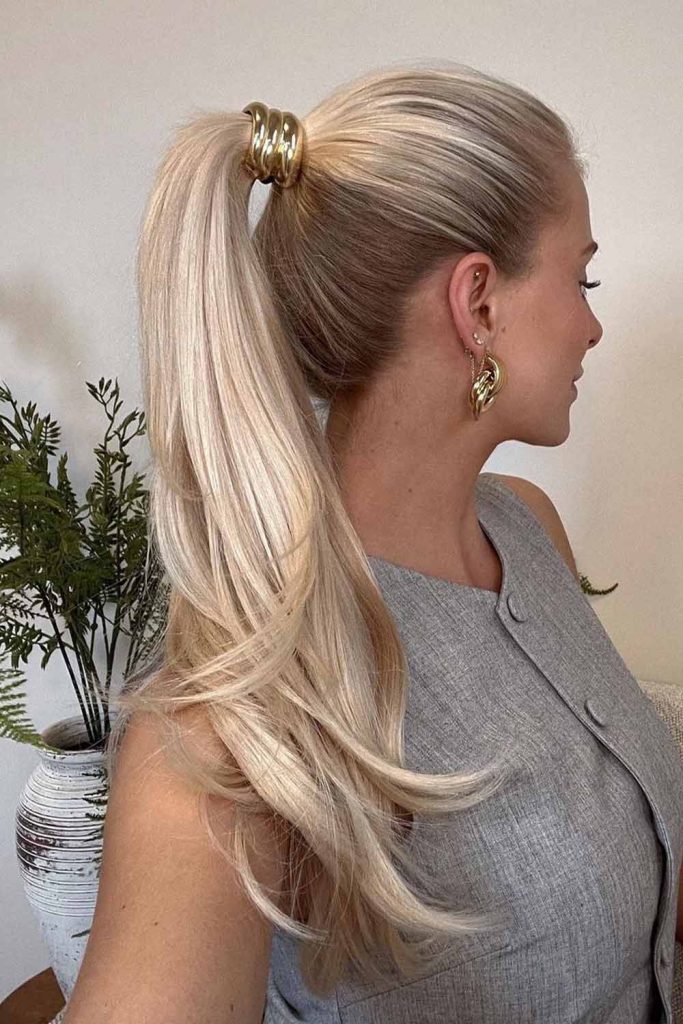 Sleek High Ponytail