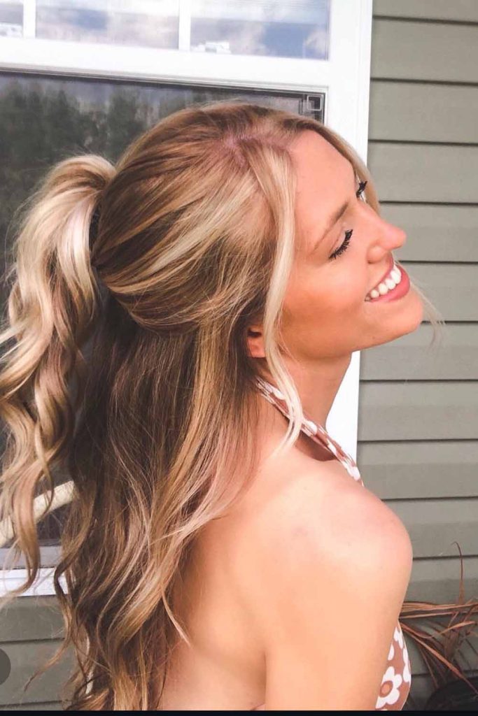 Half-Up High Ponytail